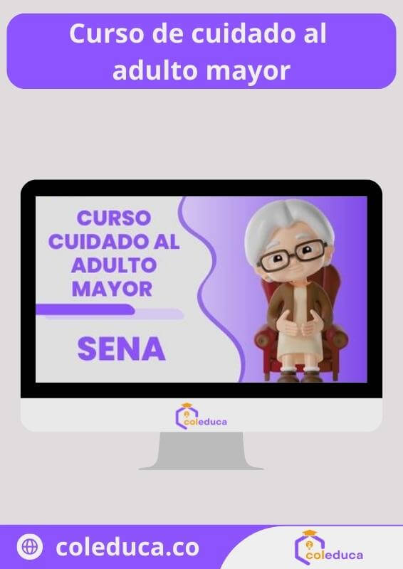 curso cuidado al adulto mayor sena