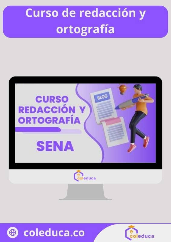 cursos de redacción y ortografía sena: cursos de redaccion sena