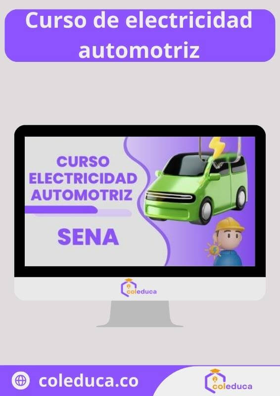 curso electricidad automotriz sena