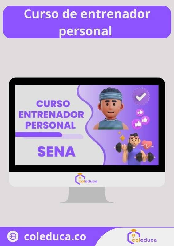 curso entrenador personal sena