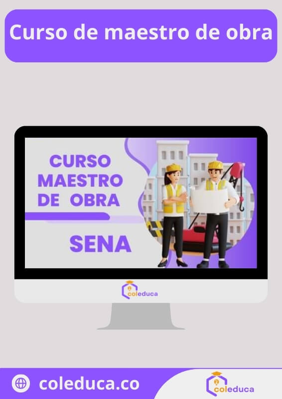 curso maestro de obra sena