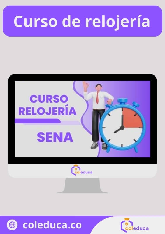 curso relojería sena