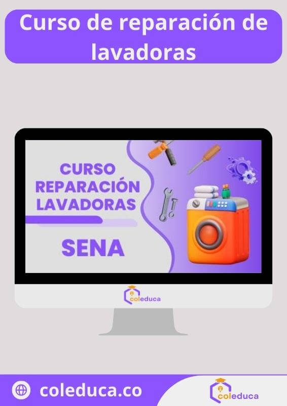 curso reparación de lavadoras sena